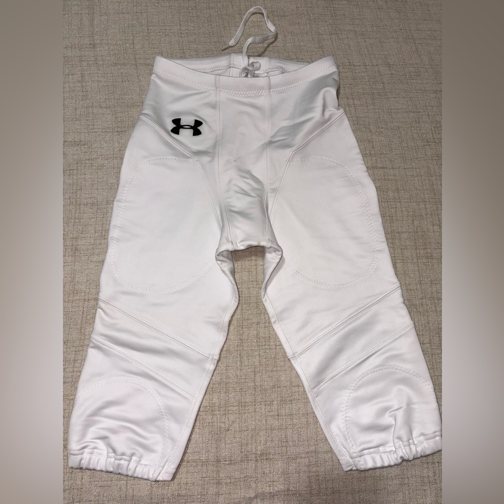 Under Armour Kids White Football Pants